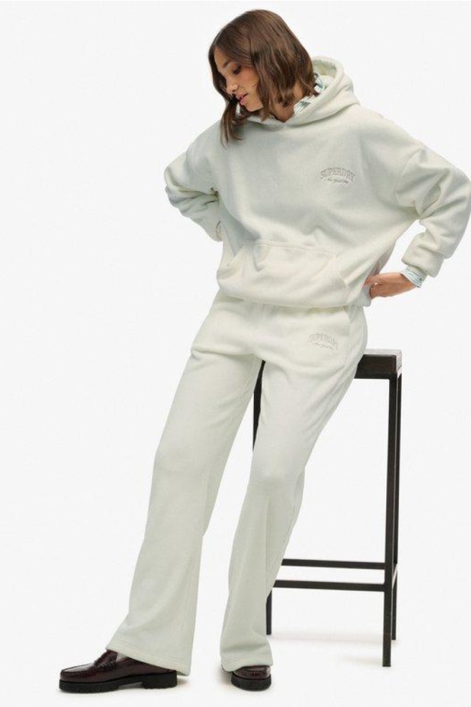 COUNTRY CLUB VELOUR LOOSE HOOD W2012545A 71D OFF WHITE